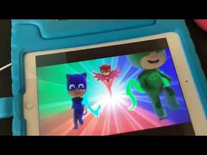 Destroying season five of PJ masks ￼dvd