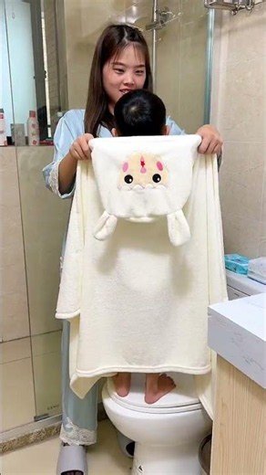 Soft Baby Bath Towel for Cozy Bath Time #babygear #cute #babymusthaves #baby