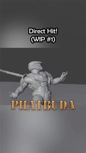 Direct Hit! 🚩 Halo Infinite Animation #halo #haloart #3danimation