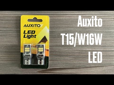 Auxito T15 W16W LED Unboxing Install and Test *CANBUS READY*