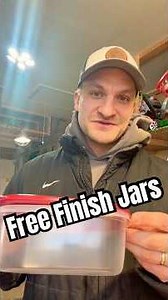Stop buying fancy finish jars — these seal better and they’re free! #woodworking #woodfinish