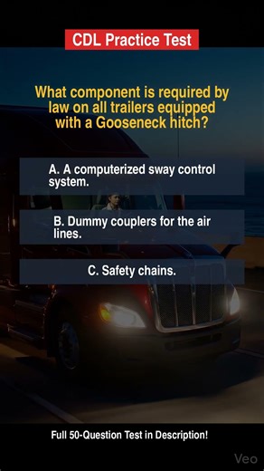 Can you pass this ultimate CDL brain teaser? #CDL #CombinationVehicles #Texas #shorts