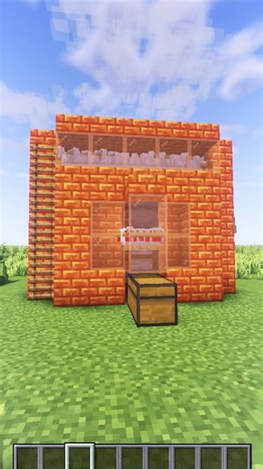 Easiest Automatic Chicken Farm 🐔(ASMR Build) 🎧 #MinecraftASMR #SatisfyingMinecraft #AutoFarm #OddlySatisfying #NoTalking #ASMR