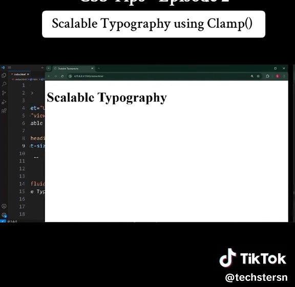 Scalable Typography Techniques with Clamp() in CSS