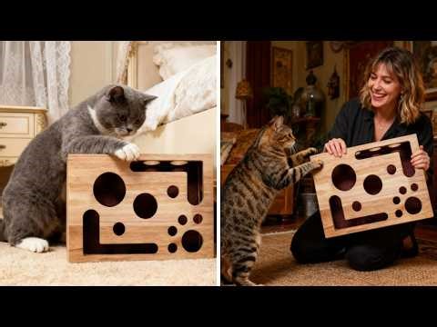 Cat Scratch Puzzle Enrichment Box Nail File Review 2026 - Cat Nail File Enrichment Box