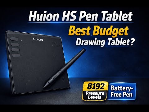 Huion HS64 Full Review And Details Hindi | Best Budget Pen Tablet 2026