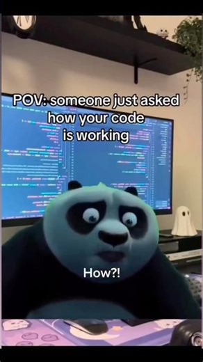 When someone just asked how your code is working?🫠 #programming #python #javascript #shorts #memes