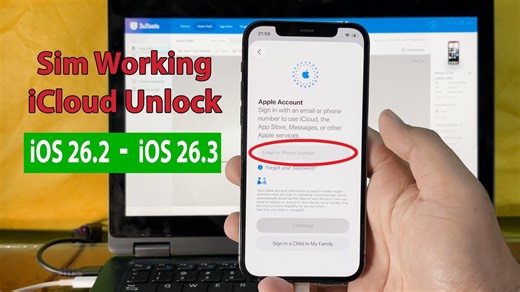 Bypass Unlock Any iCloud - iOS 26.2 Permanent | Sim Working