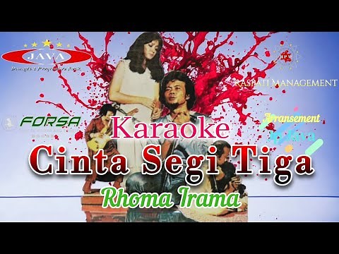 Karaoke Cinta segi tiga - Rhoma Irama & Soneta Group || Karaoke Dangdut