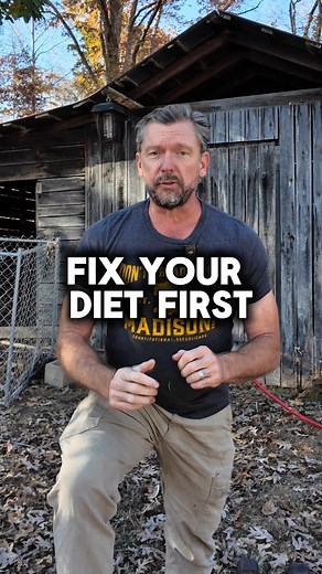 If you eat like crap, you could live on the treadmill and not improve your health goals. You’ll stay tired, frustrated, and stuck. Step one is always fix your diet. Real food changes everything. I can teach you how.👇🏼 #ProperHumanDiet #RealFood #Keto #Carnivore #Ketovore #WeightLossTips | Ken D Berry, MD