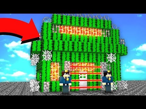 THIS ENTIRE PRISON IS MADE OF CACTUS. (MINECRAFT PRISON ESCAPE!)