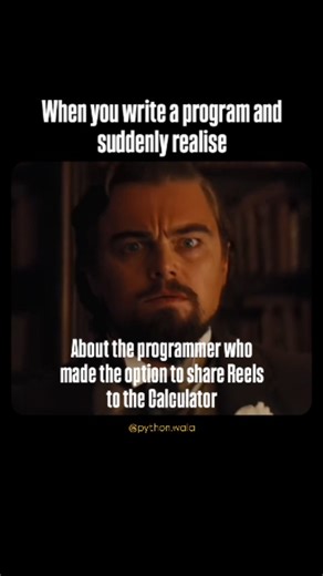 Python | Coding | AI on Instagram: "Who is the Person 🤔 . . . . . Follow @python.wala #python #calculator #pythonwala #viral #trending #explore #foryou #instagram"