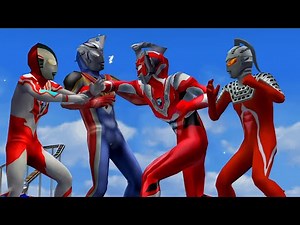 ULTRAMAN RIBUT DAN AGUL VS ULTRAMAN Z & ULTRA SEVEN - ULTRAMAN EVOLUTION FIGHTING