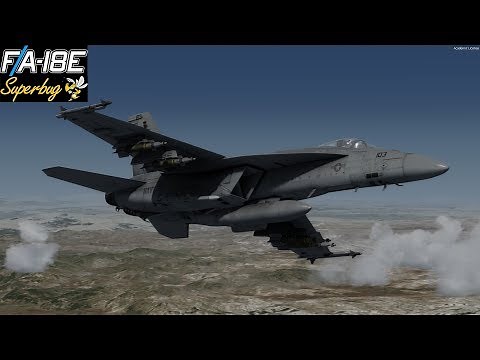 F/A-18E Bombing Mission in Syria (VRS Superbug in Prepar3D v4.4)