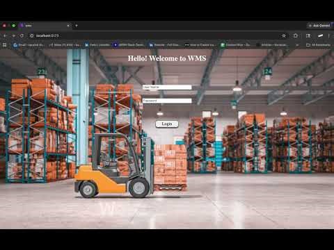Warehouse Management System ~ MERN stack
