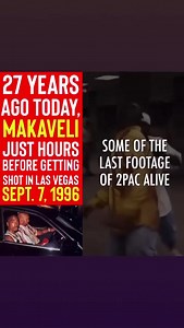 6.1K views · 162 reactions | Sept 7, 1996, 27 Years Ago Today, some of Tupac’s last moments before getting shot in Las Vegas, which shortly thereafter led to him passing away,RIP Tupac, gone in the physical but still as relevant as ever!! @2pac  Source: @bomb1stcom ⛔️⛔️⛔️  If you like SPORTS? Follow instagram.com/MyReligionIsRAPSports ⛔️ | My Religion Is Rap | Facebook