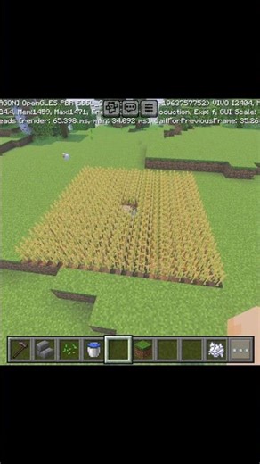 1 Minute mein banao Easiest Wheat Farm! 🍞 (MCPE) #shorts #minecraftpe #minecraftshorts