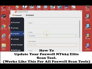 FOXWELL NT624 Elite Scan Tool Part 2: How to do Updates to the tool.