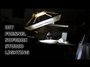 DIY soft Box Photography Lighting Fresnel Lens Soft power