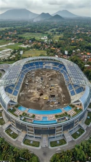 Renovating a neglected stadium into a modern stadium of the future. #roommakeover #build #designtransformation | Simplicity Ideas