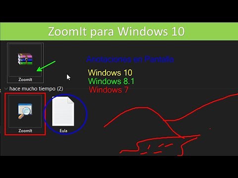 ZoomIt para Windows 10 (Zoom y anotaciones en pantalla)