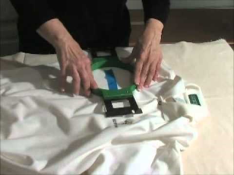 How to Hoop a Shirt to work on a RiCOMA Embroidery Machine