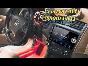 How to INSTALL Android head unit in your Honda Accord
