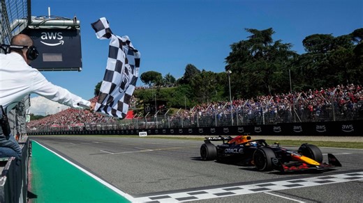 Max Verstappen wins F1 grand prix in Imola over Lando Norris