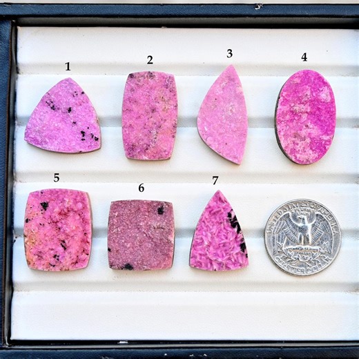 Pink Cobalto Calcite Druzy Cabochon Flatback Loose Gemstones for Jewelry Making - Etsy
