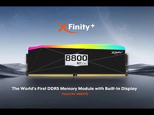 The V-COLOR XFinity+ – The World’s First DDR5 Memory With a Built-in Display Panel!