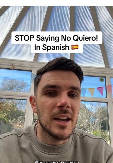 Here’s an alternative way to say ‘no quiero’ in Spanish. The phrase is ‘no tengo ganas’ - super useful and colloquial! #learnspanish #learnspanishwithjames #spanishteacher #bilingual #speakspanish