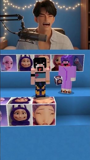 Why is Jinu screaming like that? #minecraft #fyp #shorts #kpopdemonhunters