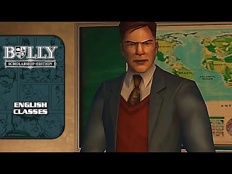 Bully SE [100% Walkthrough] - English Classes