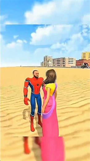 spider man kidnapped by godzilla 🤯 indian bike driving 3d