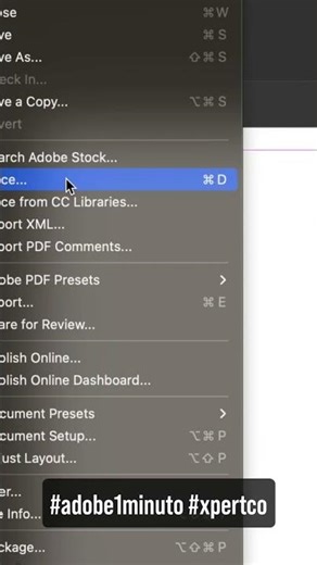 Compartir elementos de InDesign usando Snippets o Fragmentos. #adobe1minuto #xpertco
