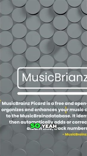 MusicBrainz Picard: The Easiest Way to Organize Your Music! #shorts