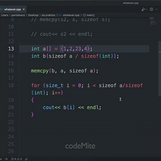 memcpy ( ) in C++ || How Does It Work?