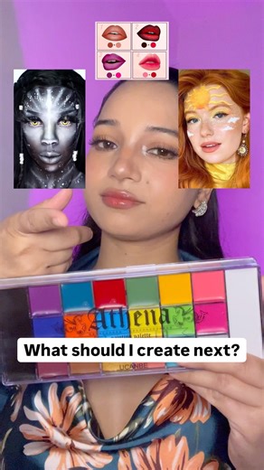 UCANBE 20 Color Athena Face Body Paint Oil | Face Palette #shorts #colormixing