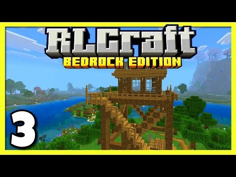 RLcraft Minecraft Bedrock Update - Ep3 New Base #rlcraftbedrock