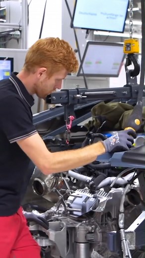 Audi R8 Factory #audi #carfactory #asmr #supercar | Facstory Reel