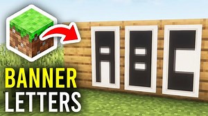 How To Make Banner Letters In Minecraft - Full Guide