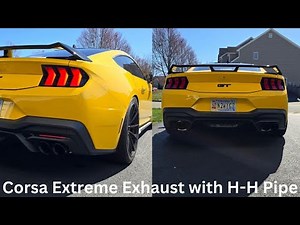 Corsa Extreme Exhaust (2024 Mustang GT with Active Exhaust)
