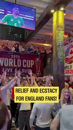 England Fans Celebrate Three Lions Reaching World Cup Quarterfinals