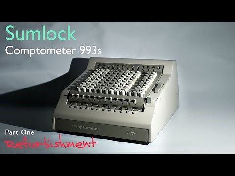 Comptometer 993s - Sumlock Electro Mechanical Adding Machine, Part One - Refurbishment - Retrotech