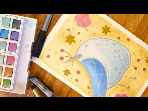 a quiet week of hobbies & painting birds 🐦‍⬛🌿 (cozy art vlog)