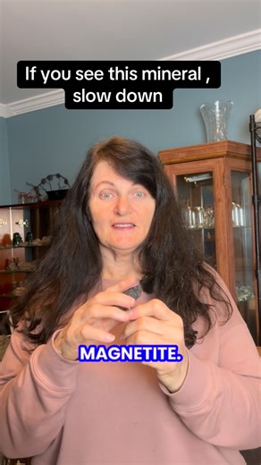 Wild Earth Treasures on Instagram: "Magnetite is the mineral of the day. It is formed in igneous and metamorphic rocks. #Magnetite #black #indicator minerals."