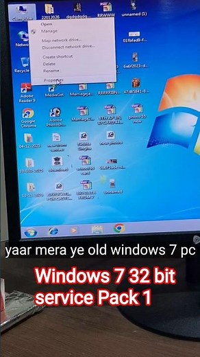 Windows 7 32 bit service Pack 1#computer#video #yt 🫰🫰#vlogs #short