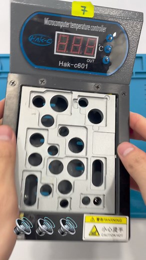 AMSR VIDEO IS HERE ‼️🫣guess what is this……🤨This is a machine that use to repair phone camera 📸 It is also known as Microcomputer Temperature Controller🕹️ℹ️ It features cooling & heating modes with automatic. Switch, temperature unit switch between Celcius & Fahrenheit, temperature control 🌡️ | SPR - Phone LCD Screen Glass Repair