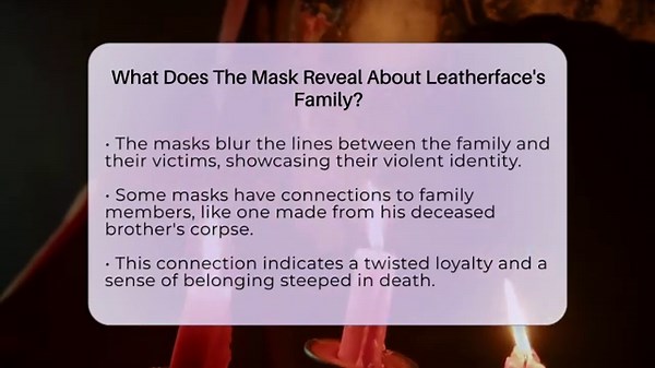 What Does The Mask Reveal About Leatherface's Family? - The Horror Reel