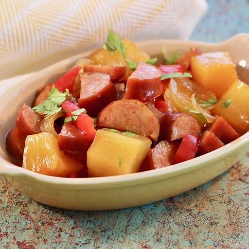 Slow Cooker Sweet and Sour Kielbasa with Pineapple Recipe - Chef's Resource Recipes